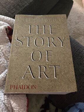 Phaidon The Story of Art — Neutral Beige Cover with Red Accent